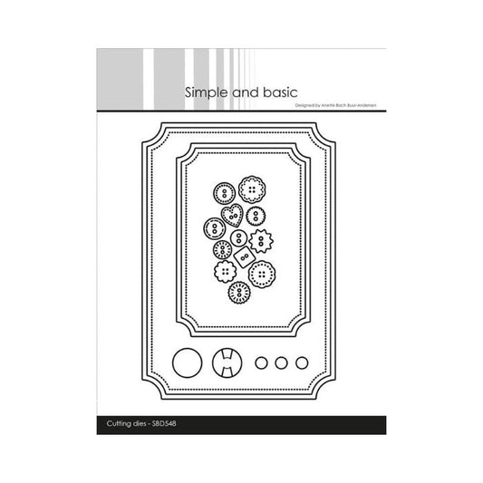 Simple and Basic die "A6/A7 - Reverse rounded corners" SBD548