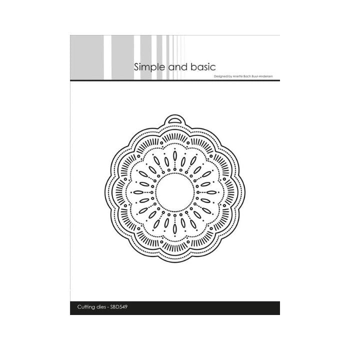 Simple and Basic die "Doily on a tag" SBD549