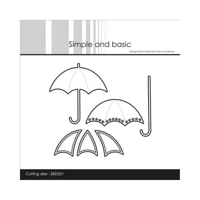 Simple and Basic die "Umbrella" SBD551