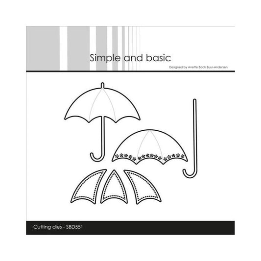 Simple and Basic die "Umbrella" SBD551
