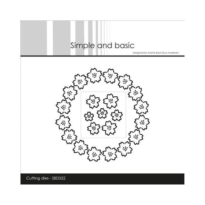 Simple and Basic die "Flower Wreath" SBD552