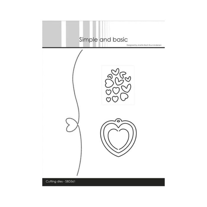 Simple and Basic die "Happy Hearts" SBD561