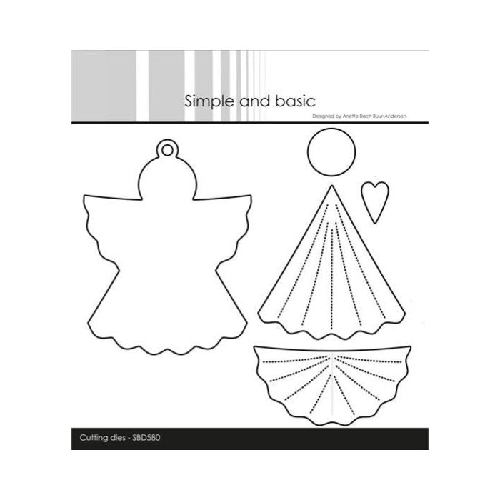 Simple and Basic die "Angels #2 w/tag" SBD580