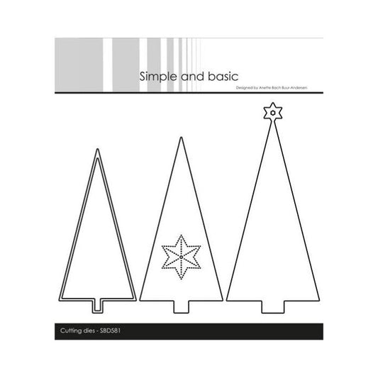 Simple and Basic die "Christmas Trees" SBD581