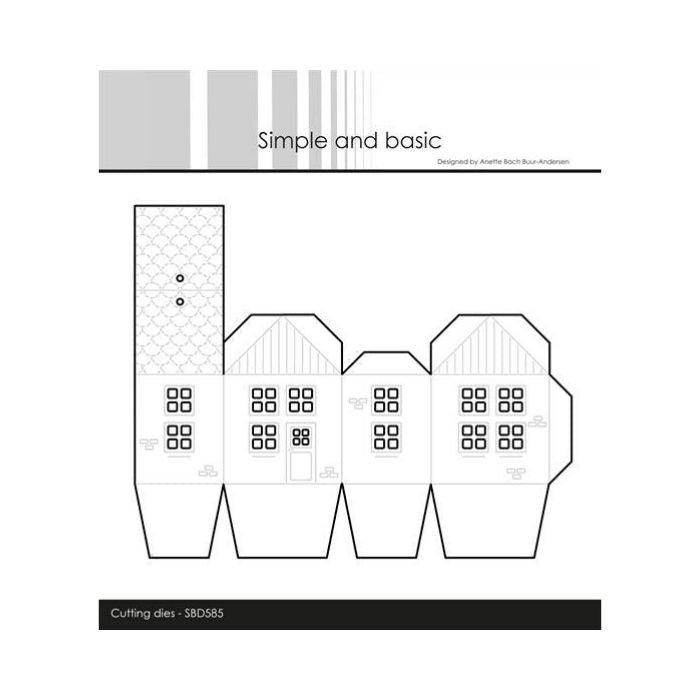 Simple and Basic die "3D House" SBD585