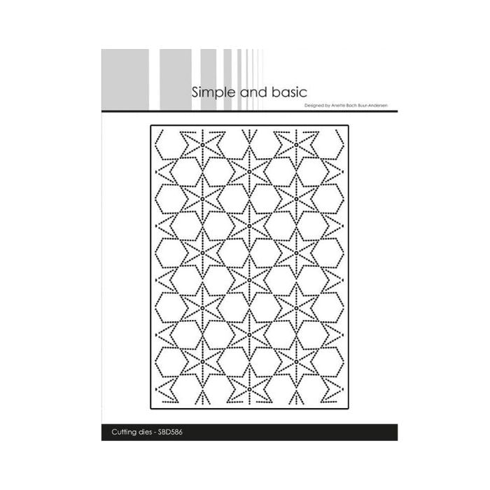 Simple and Basic die "A6 - Beautiful Stars" SBD586