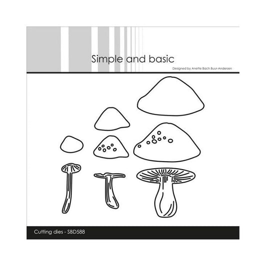 Simple and Basic die "Mushrooms" SBD588