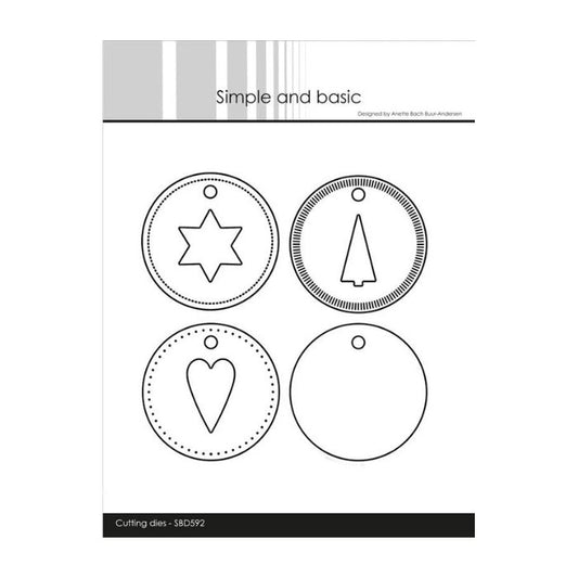 Simple and Basic die "Round tags" SBD592