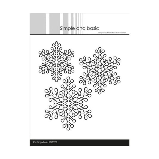 Simple and Basic die "Snowflakes" SBD593