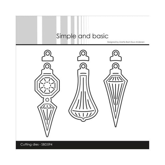 Simple and Basic die "Christmas Ornaments" SBD594