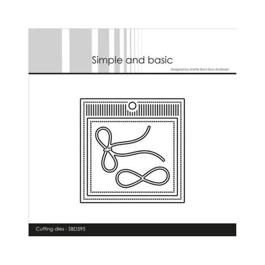 Simple and Basic die "Square gift tag" SBD595