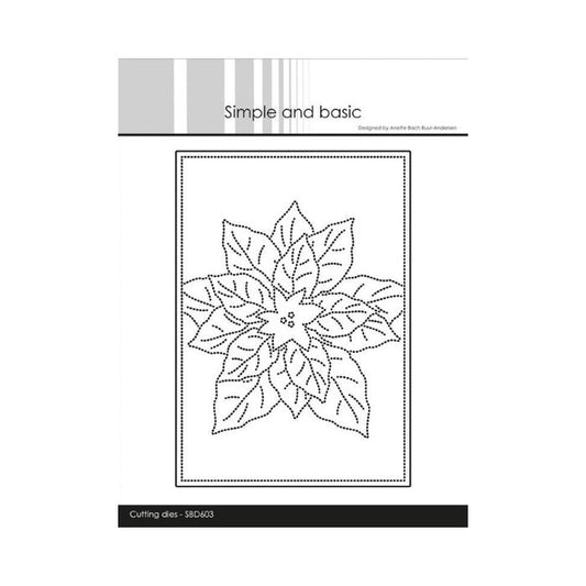 Simple and Basic die "A6 - Poinsettia" SBD603