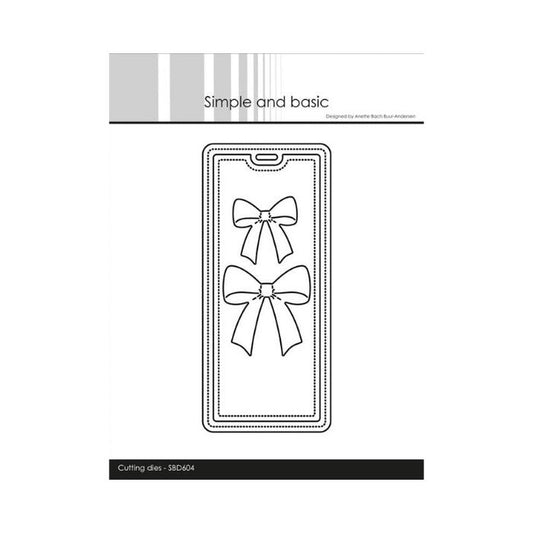 Simple and Basic die "Beautiful bows on a tag" SBD604