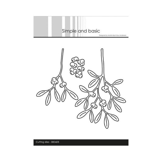 Simple and Basic die "Beautiful mistletoe" SBD605