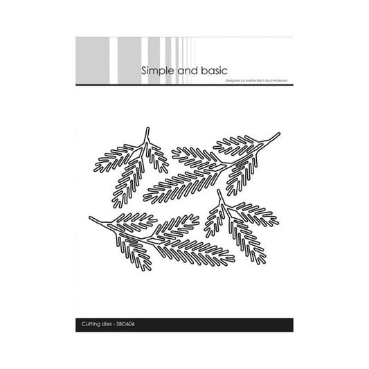 Simple and Basic die "Pine branches" SBD606