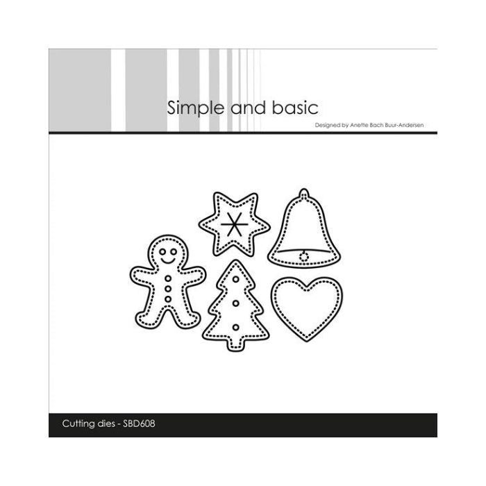 Simple and Basic die "Christmas Cookies" SBD608