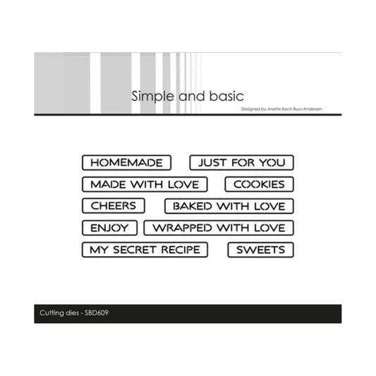 Simple and Basic die "All-in-one Plate - Homemade" SBD609