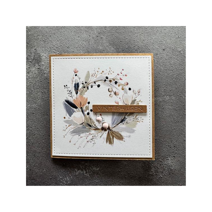 Simple and Basic die "All-in-one Plate - Hilsen" SBD610