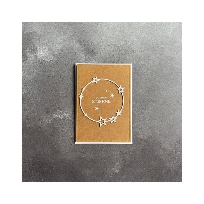 Simple and Basic die "Ring with stars" SBD623