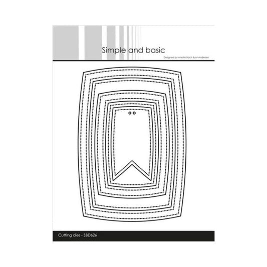 Simple and Basic die "A6/A7 Barrel frames" SBD626