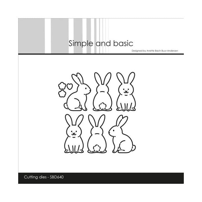 Simple and Basic die "Easter bunnies" SBD640