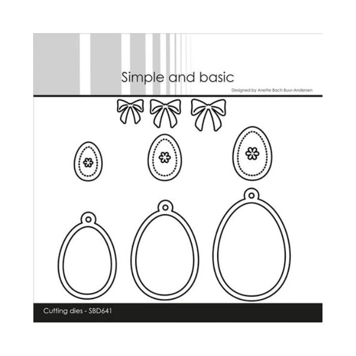Simple and Basic die "Easter eggs" SBD641
