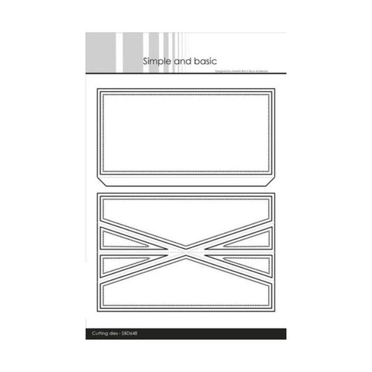 Simple and Basic die "Mini slim folding card" SBD648