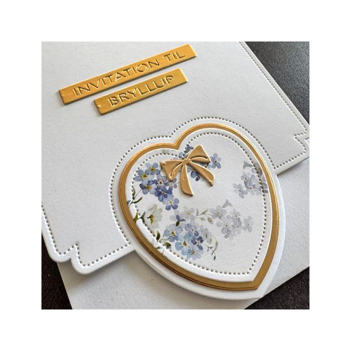 Simple and Basic dies "A6 Heart Card front" SBD666