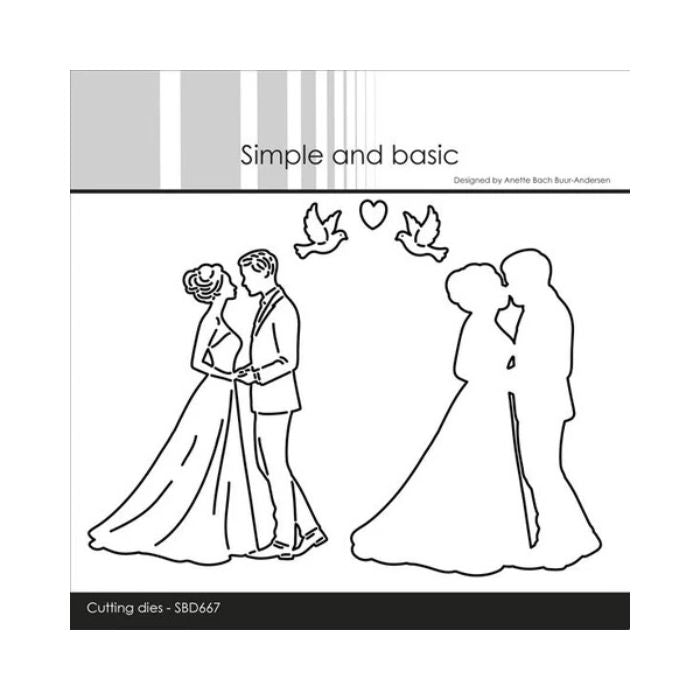 Simple and Basic dies "Wedding couple" SBD667