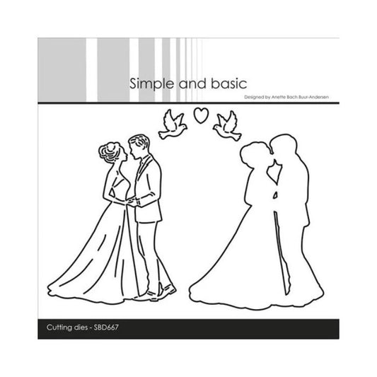 Simple and Basic dies "Wedding couple" SBD667