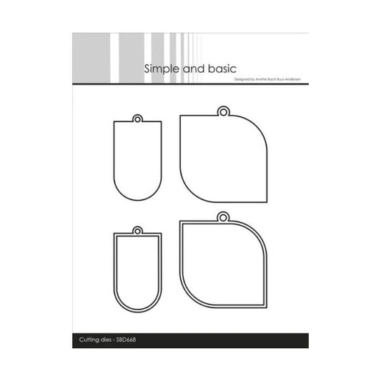Simple and Basic dies "Decorative tags and frames" SBD668