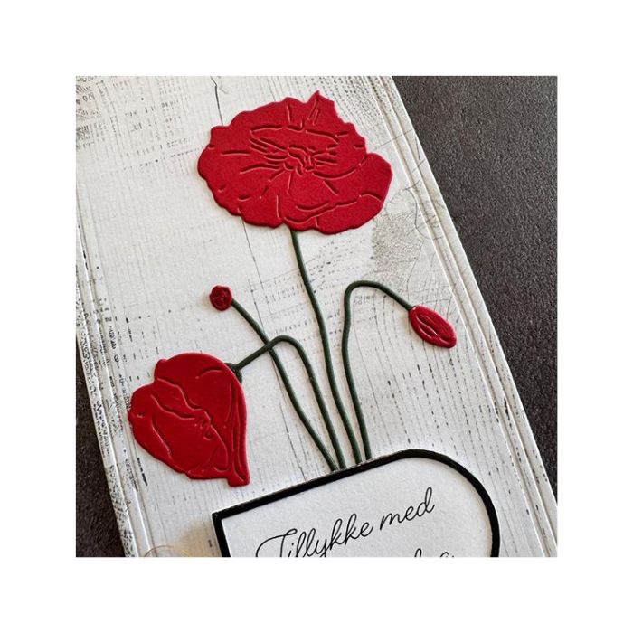 Simple and Basic dies "Poppies" SBD670