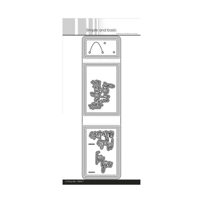 Simple and Basic dies "Jewelry packaging" SBD671