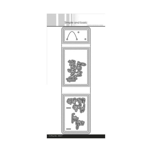 Simple and Basic dies "Jewelry packaging" SBD671