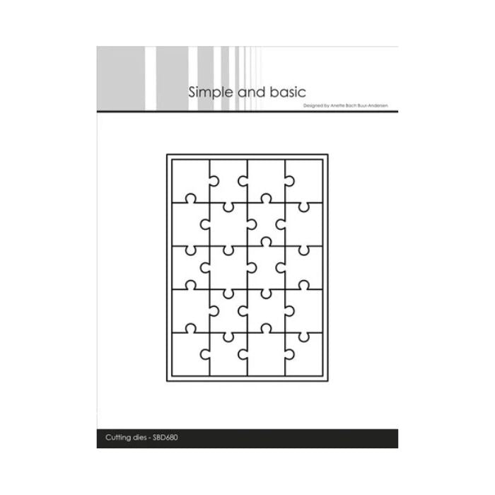 Simple and Basic dies "Puzzle SMALL" SBD680