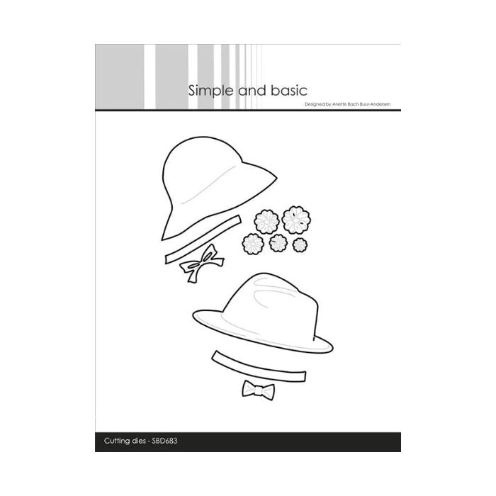 Simple and Basic dies "Elegant hats" SBD683