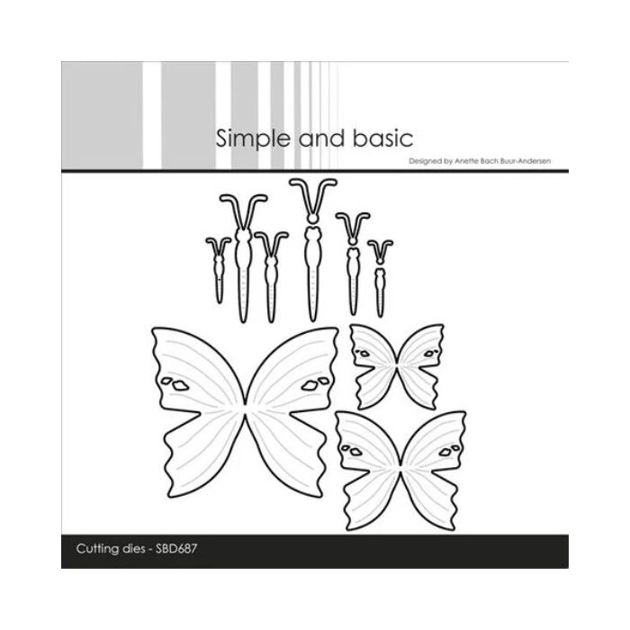 Simple and Basic dies "Butterflies" SBD687