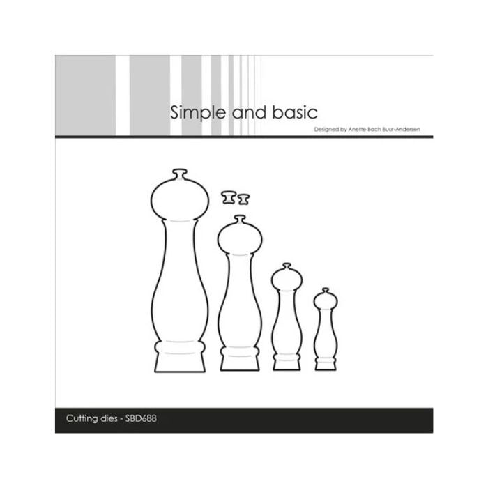 Simple and Basic dies "Salt and pepper mills" SBD688