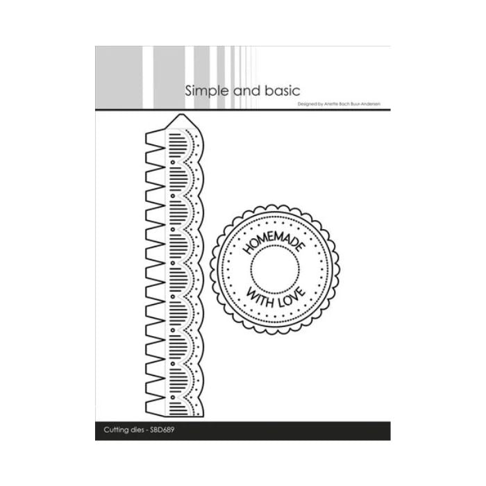 Simple and Basic dies "Border and top for jar" SBD689