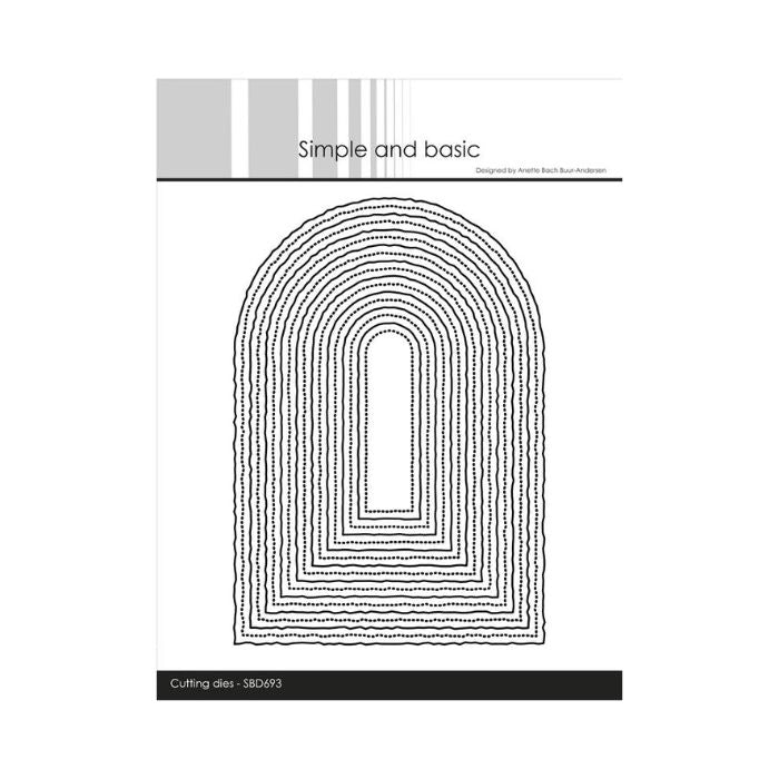 Simple and Basic dies "Arch - old paper" SBD693