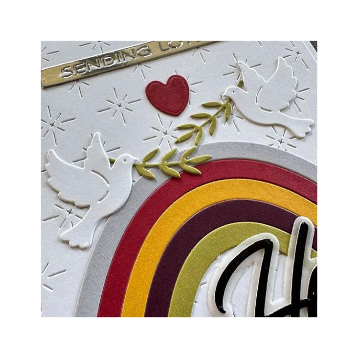 Simple and Basic dies "Doves, Love, Hope and peace" SBD695