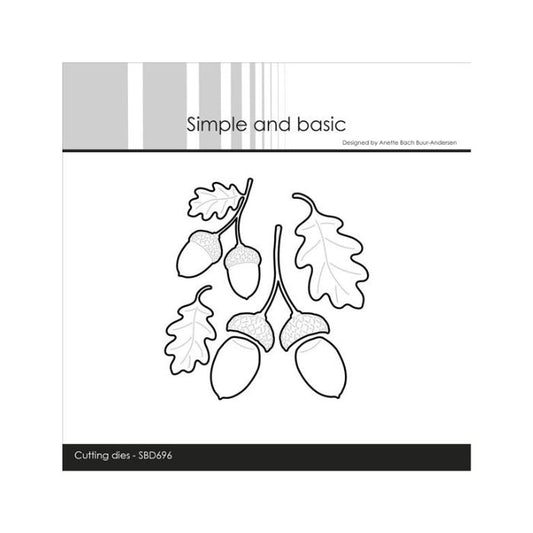 Simple and Basic dies "Acorns" SBD696