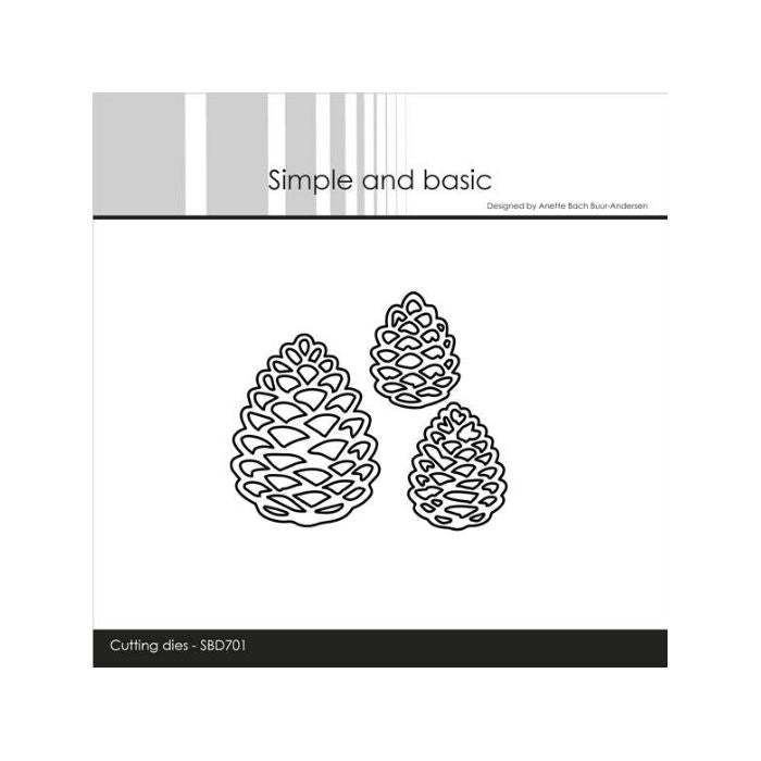 Simple and Basic dies "Small chubby pine cones" SBD701