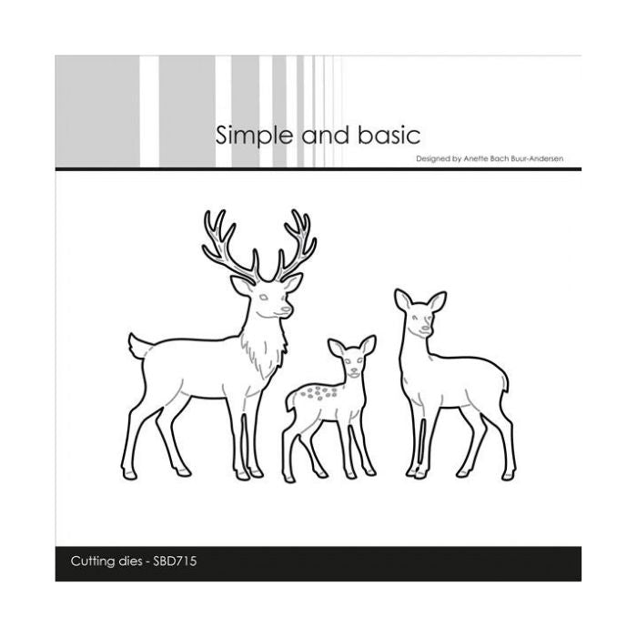 Simple and Basic dies "Reindeers" SBD715