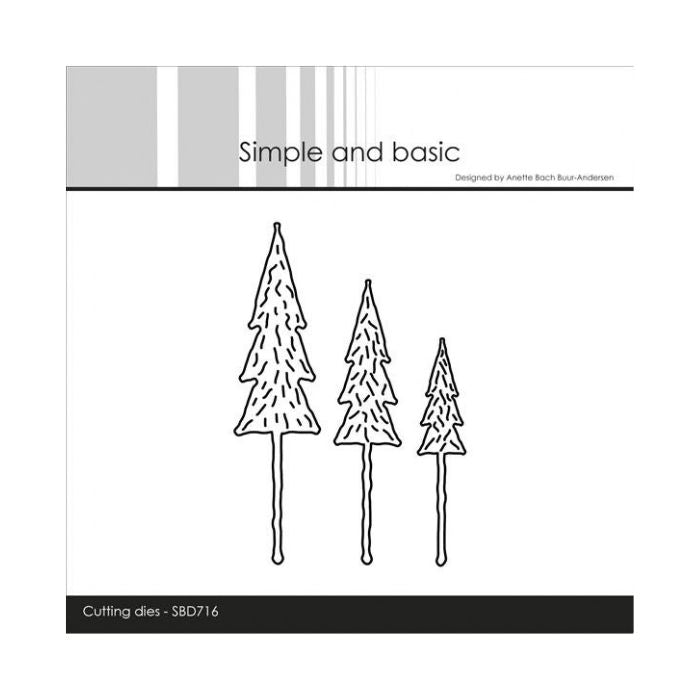 Simple and Basic dies "Small Pine Trees" SBD716