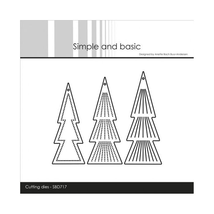 Simple and Basic dies "Christmas Tree Ornaments" SBD717