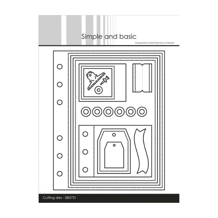 Simple and Basic dies "Album/Journal/Planner #1" SBD721