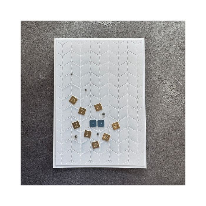 Simple and Basic die "Alphabet Chips" SBD555