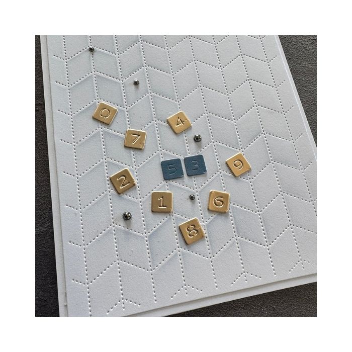 Simple and Basic die "Alphabet Chips" SBD555