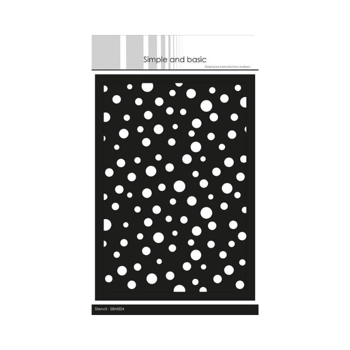 Simple and basic Stencil "Circles" SBM004